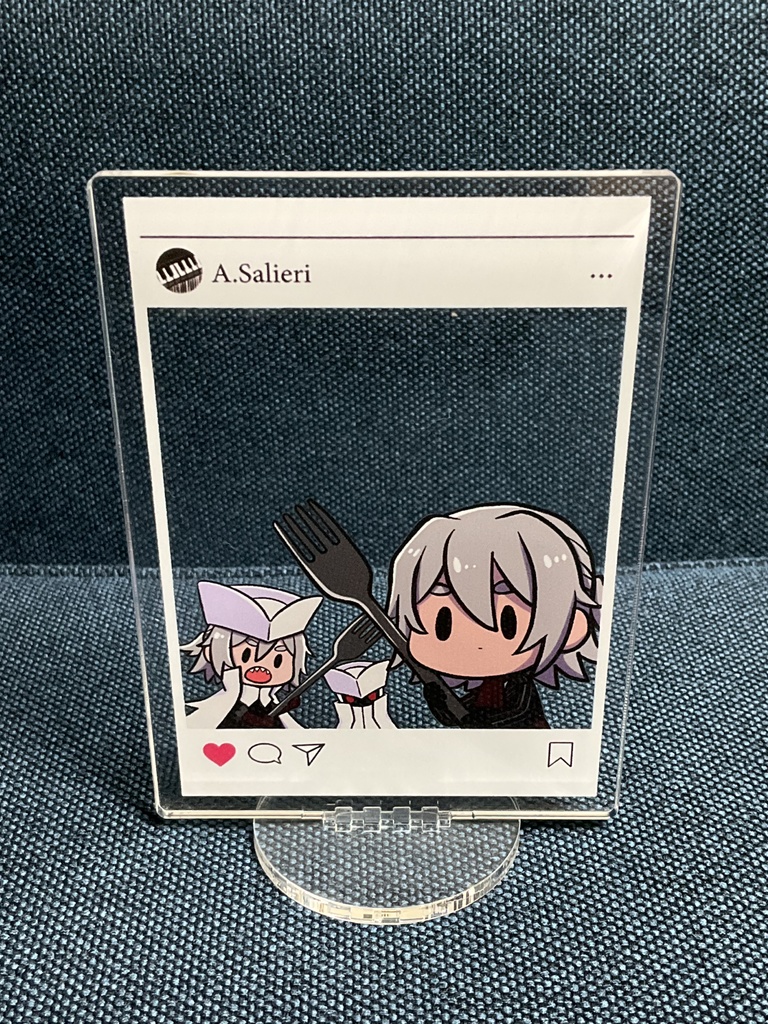 灰サリ灰インスタ風アクリルフィギュア