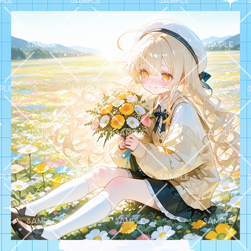 IRIAM 立ち絵『ほんわかベレー帽ちゃん』