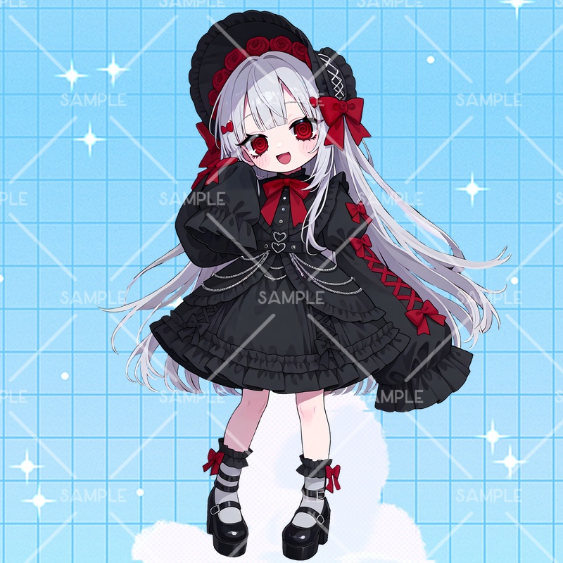 IRIAM立ち絵『ゴシックロリータちゃん』