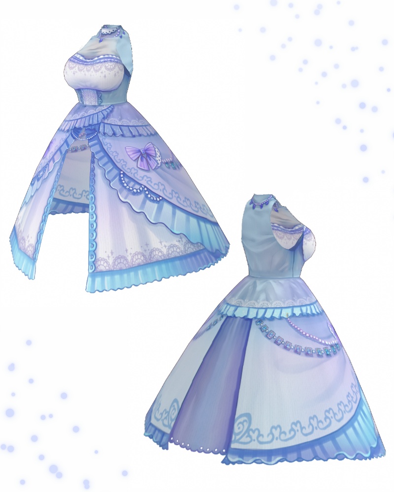 シンデレラ風ドレスセット