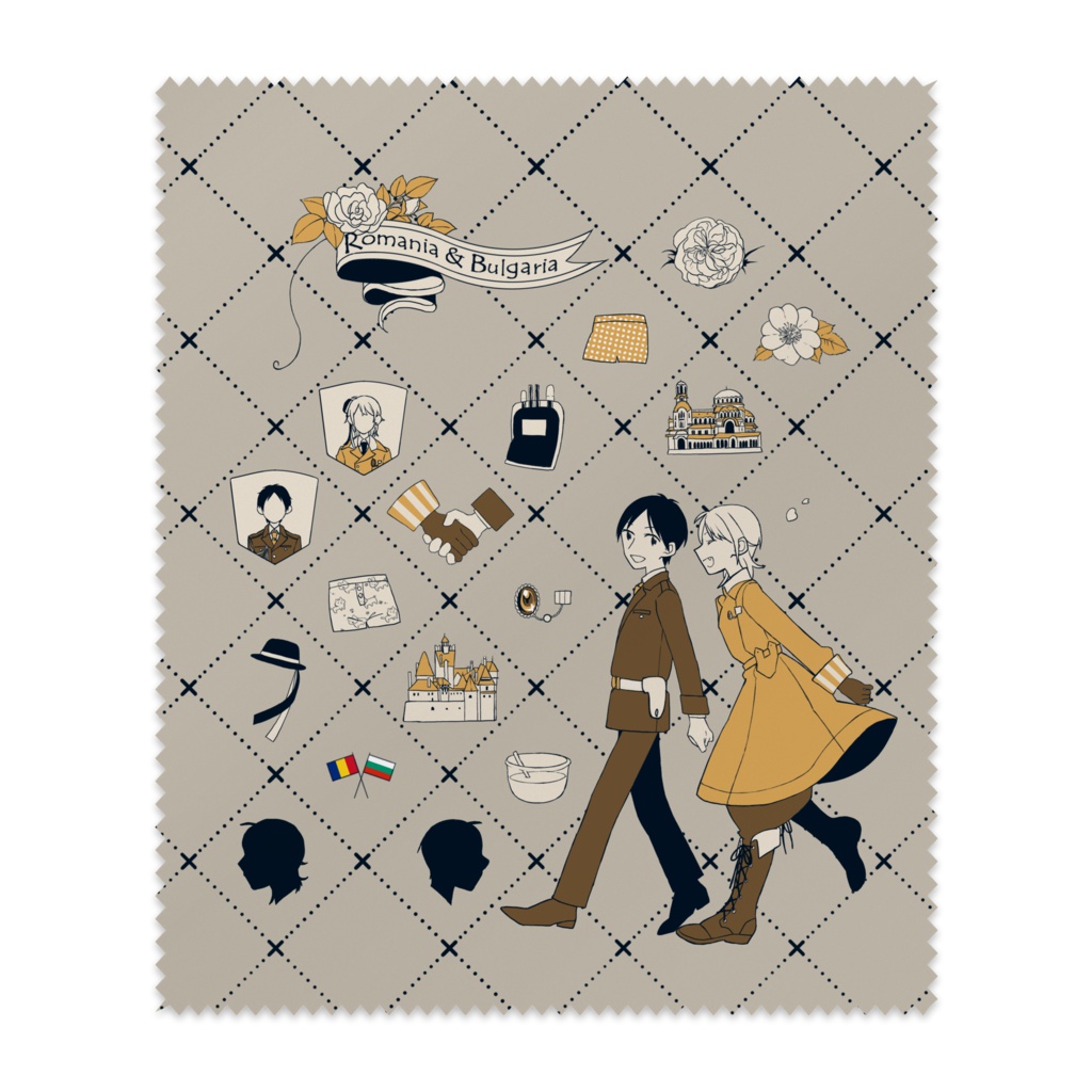 ルーさんブルくん 眼鏡拭き