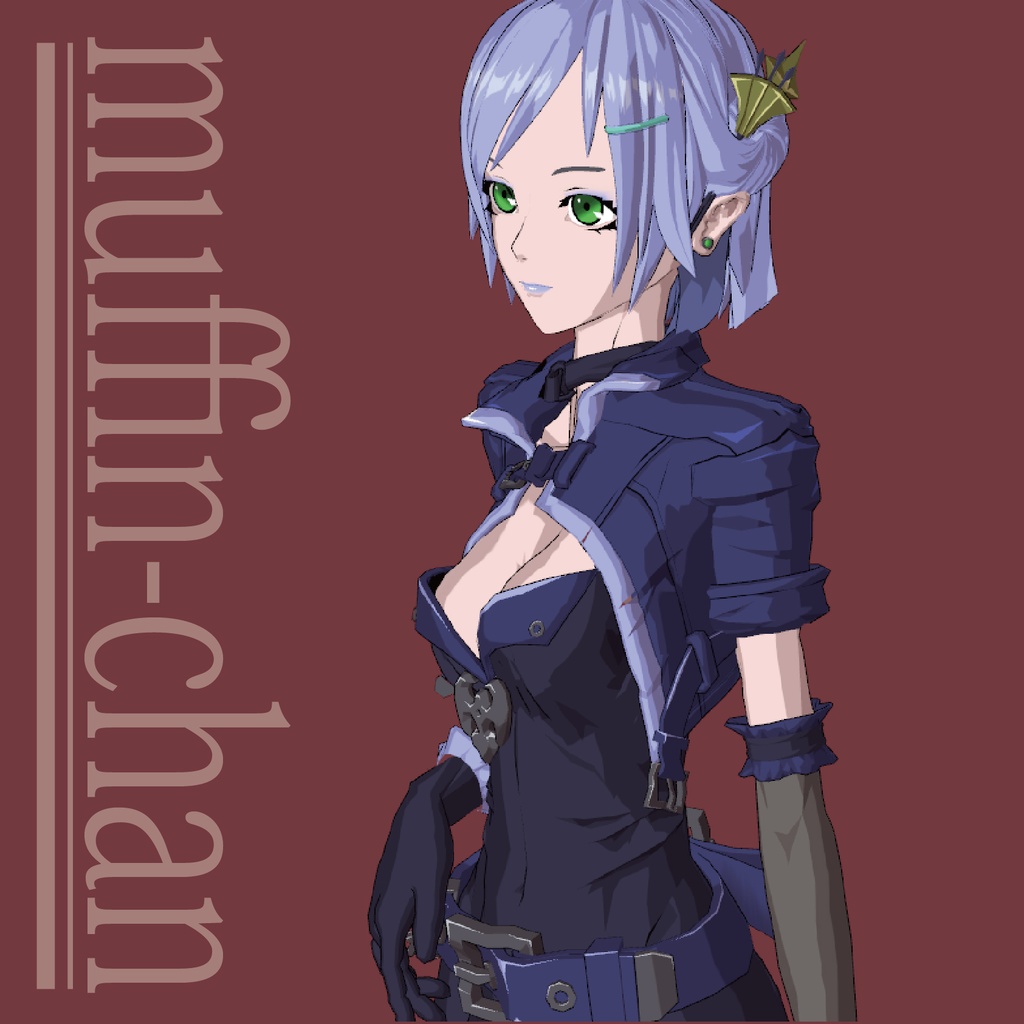 muffin-chan 3Dモデル