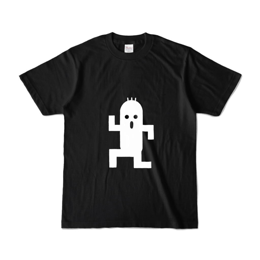 サボテンダー カラーTシャツ(ブラック)