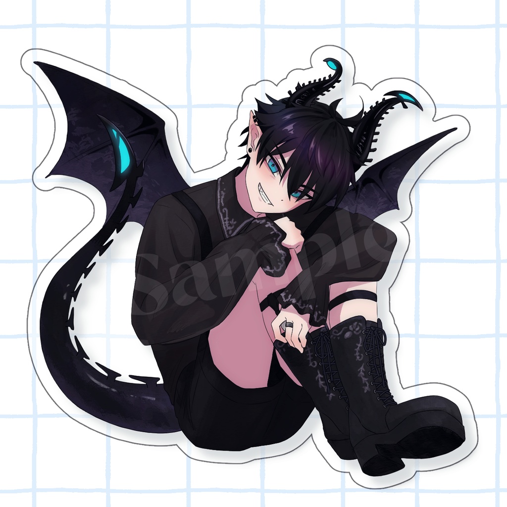 悪魔と天使アクリルスタンド