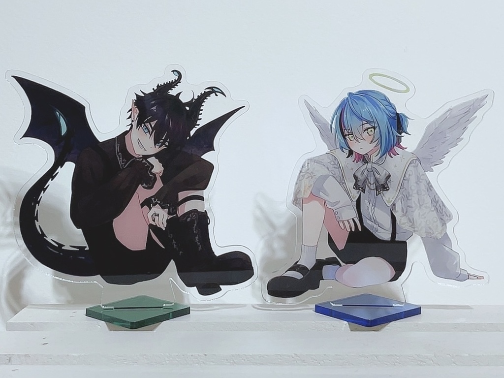 悪魔と天使アクリルスタンド