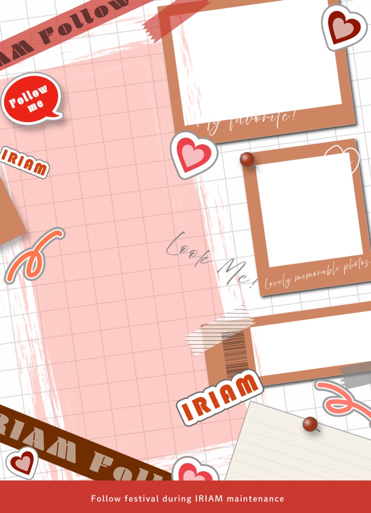 【商用利用・色変更OK!】IRIAMメンテ中のフォロー祭り画像