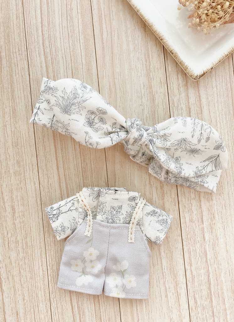 自分だけの時間サロペット ブルー