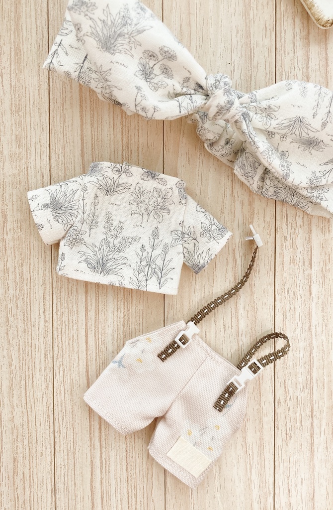 自分だけの時間サロペット ピンクベージュ