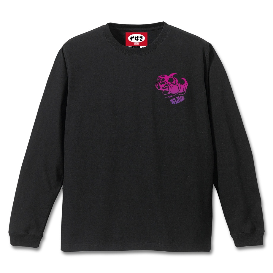 【ALIVE】 BLACK LONG SLEEVE T-SHIRT