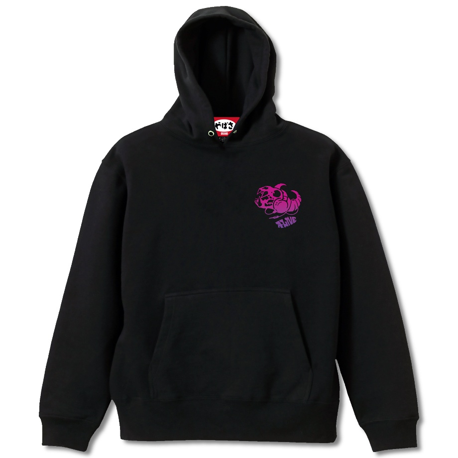 【ALIVE】 BLACK HOODIE