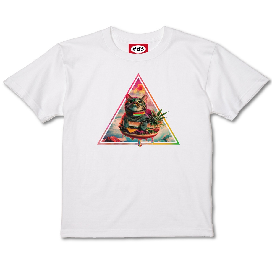 【五次元キャット】 WHITE TEE SHIRTS