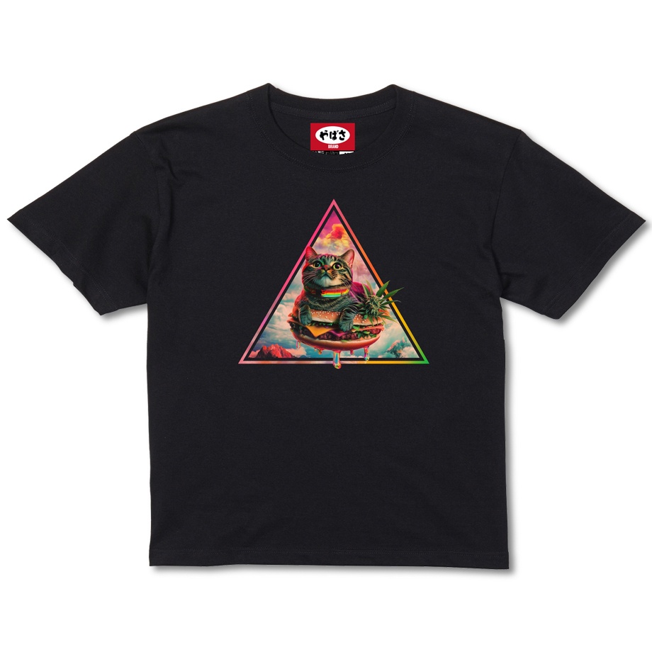【五次元キャット】 BLACK TEE SHIRTS