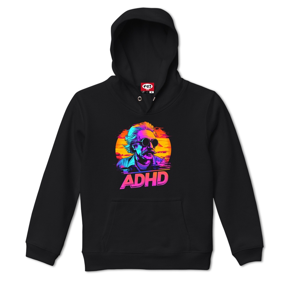 【ADHD】 BLACK HOODIE
