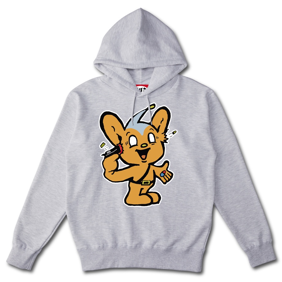 【頭ズドンくん】 ポケットレス ASH HOODIE