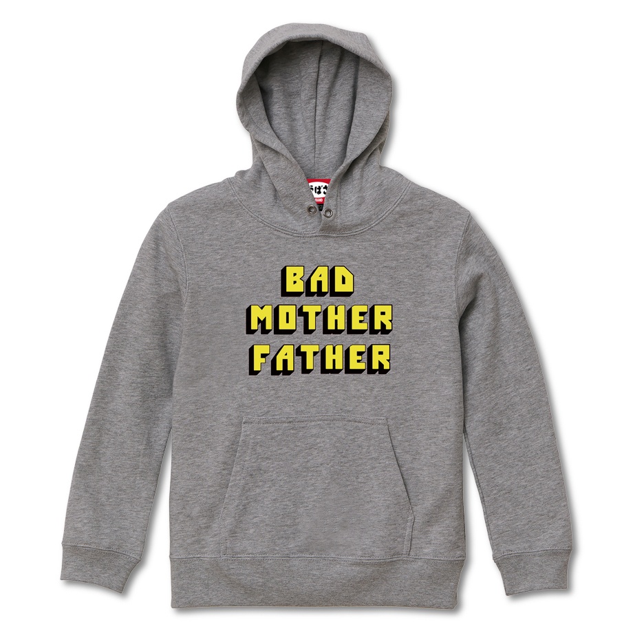 【BAD MOTHER FATHER悪い両親】 MIXGRAY HOODIE