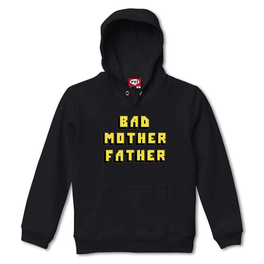 1/4     【BAD MOTHER FATHER悪い両親】 BLACK HOODIE