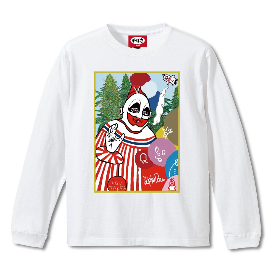 【ノリオゲイシー】 WHITE LONG SLEEVE T-SHIRT