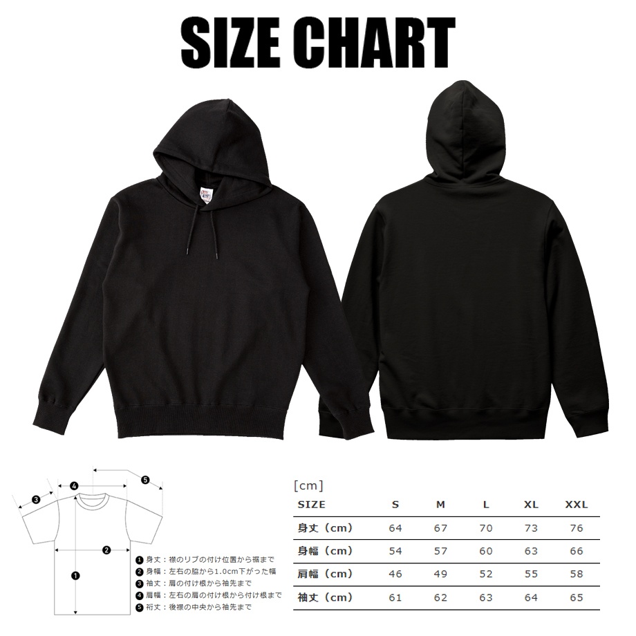 【ノリオゲイシー】 ポケットレス BLACK HOODIE