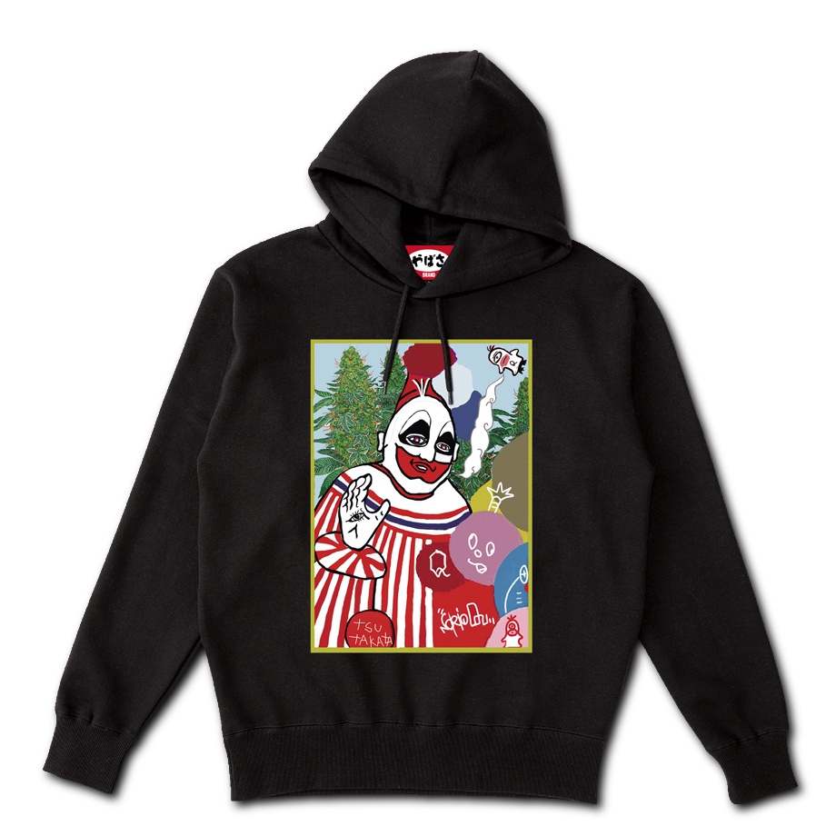【ノリオゲイシー】 ポケットレス BLACK HOODIE