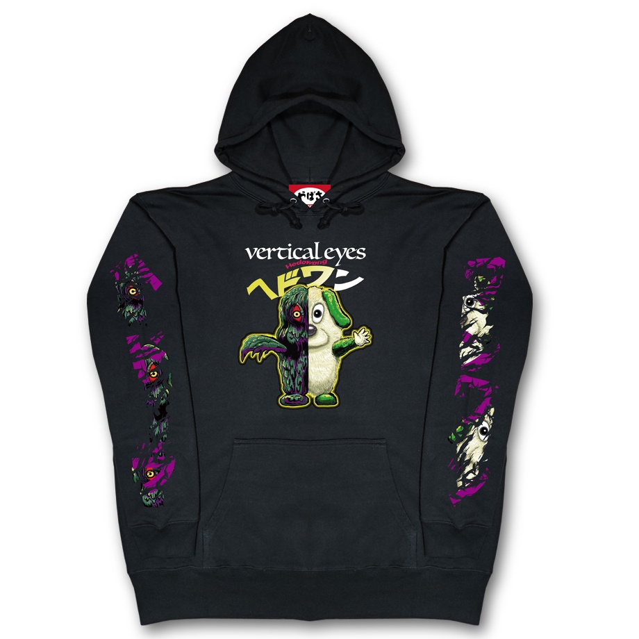 【ヘドワン】 BLACK HOODIE