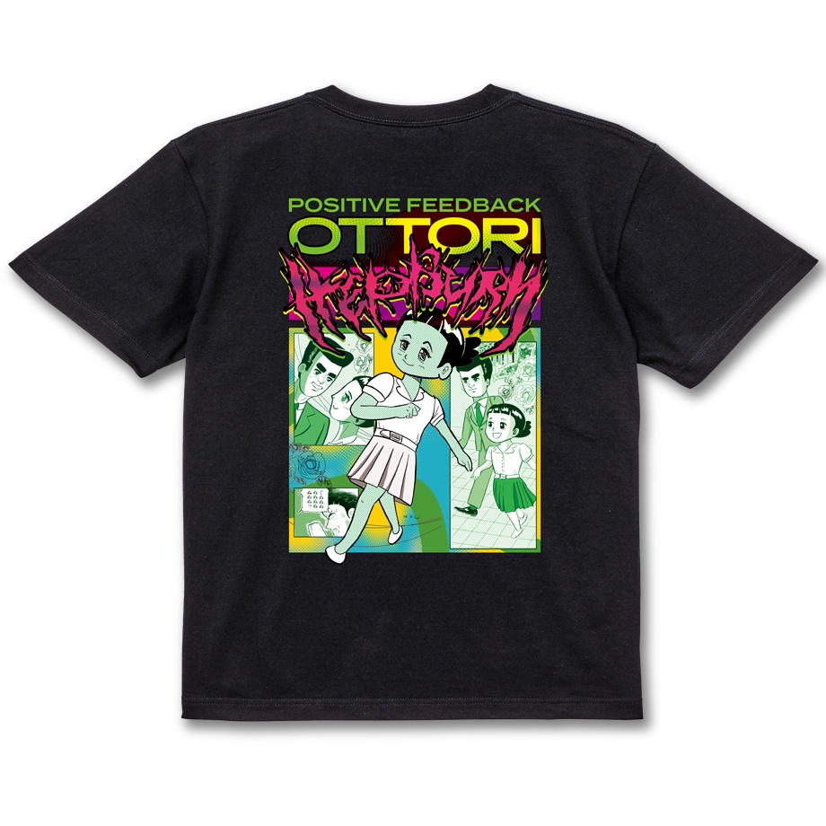 【初期おっとりヘップバーンデスグラフィック】BLACK TEE SHIRTS