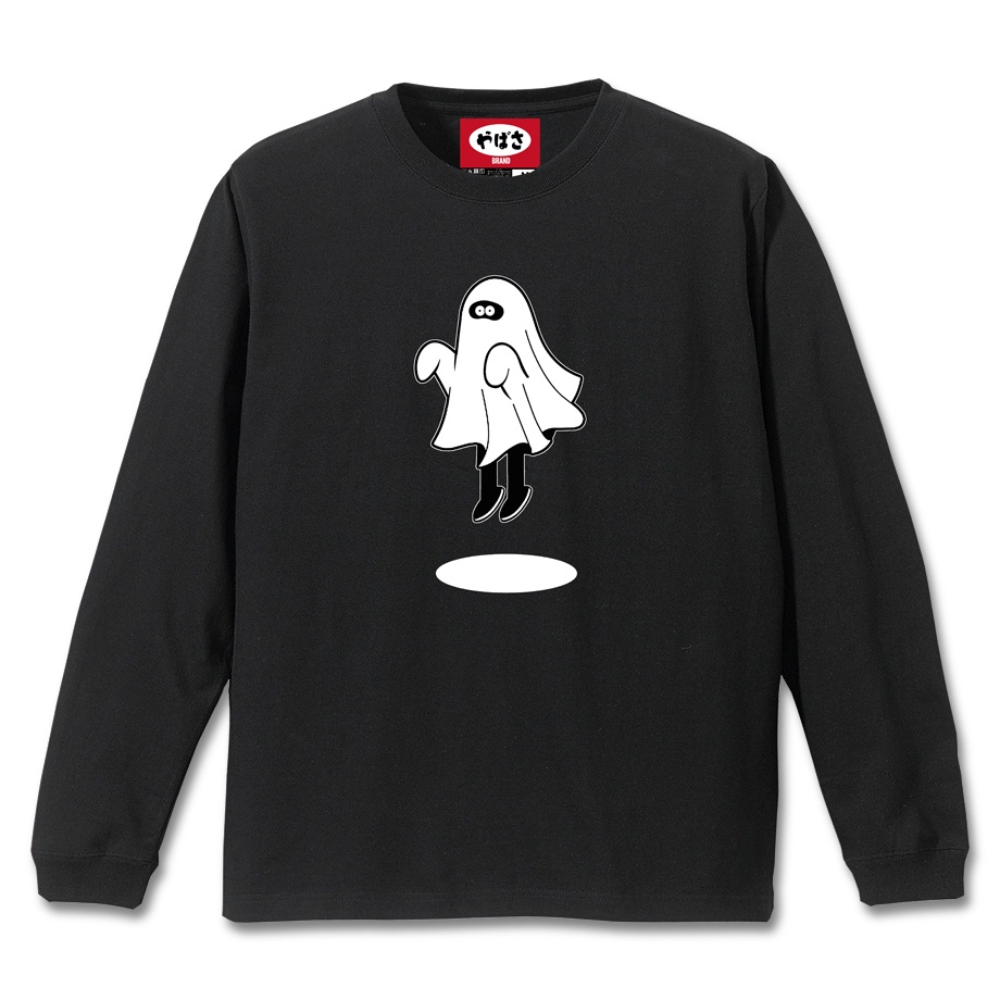 【オバケのY太郎】 BLACK LONG SLEEVE T-SHIRT