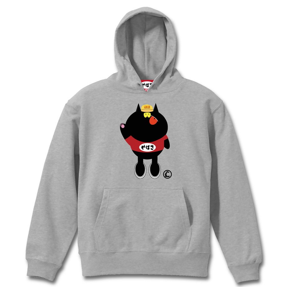 【やばさねこ】 MIXGRAY HOODIE