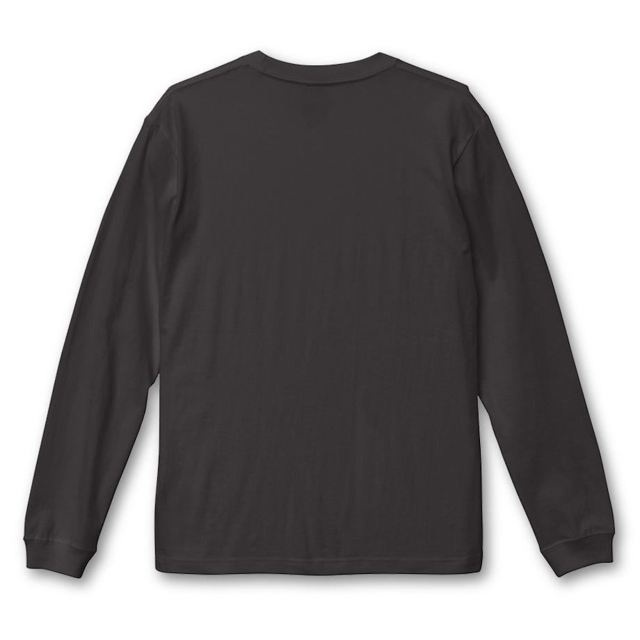 【口裂け女のサケルちゃん】 スミ LONG SLEEVE T-SHIRT
