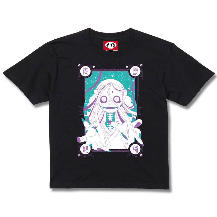 【雪女】BLACK TEE SHIRTS