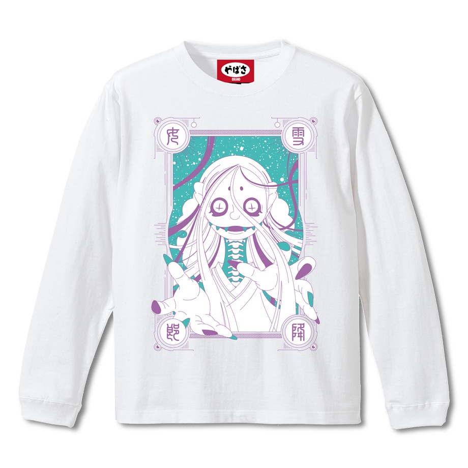 【雪女】 WHITE LONG SLEEVE T-SHIRT