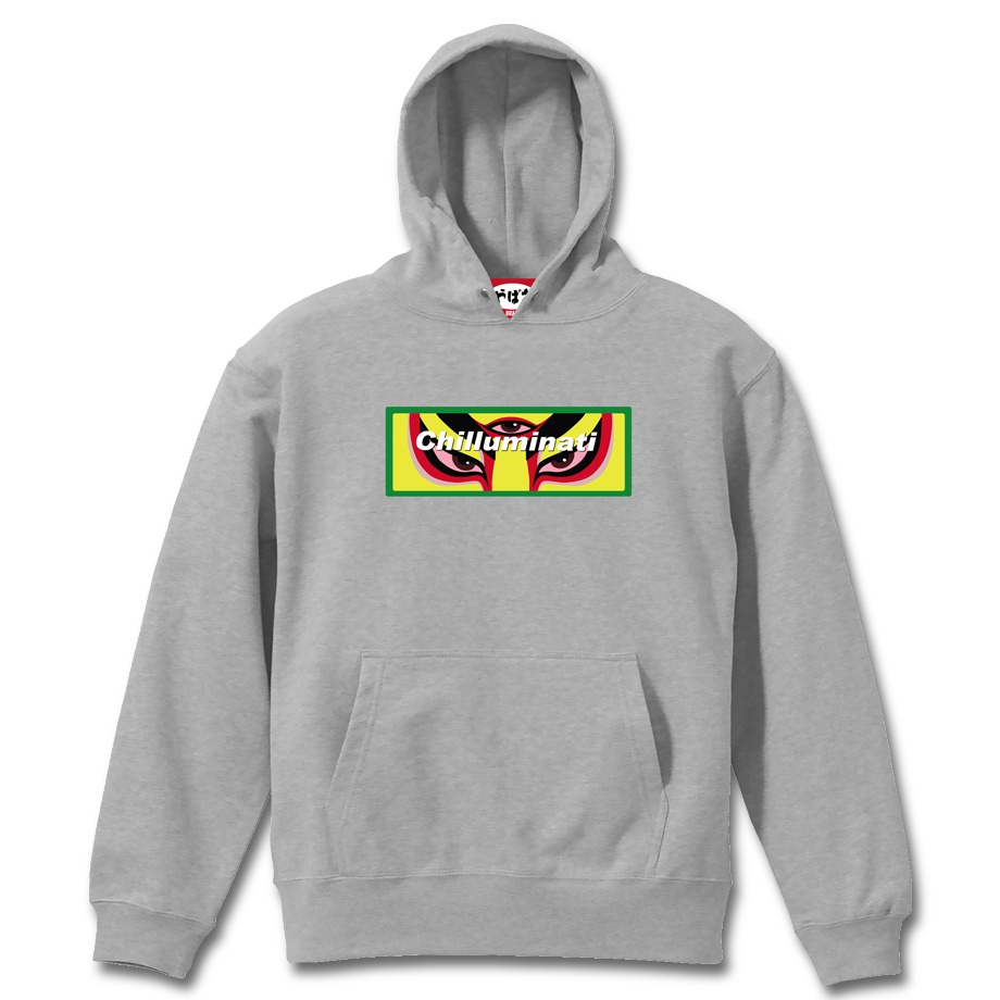 【チルミナティは見逃がさない】 MIXGRAY HOODIE