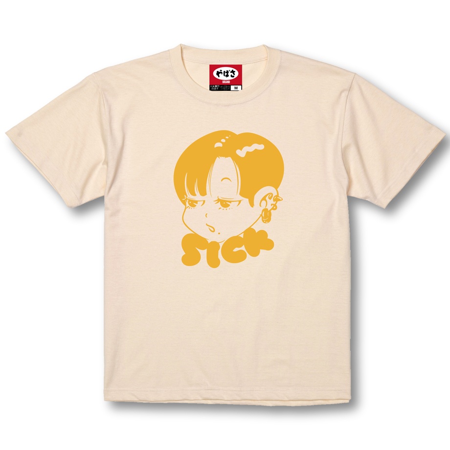 【SICKちゃん】 ナチュラル TEE SHIRTS