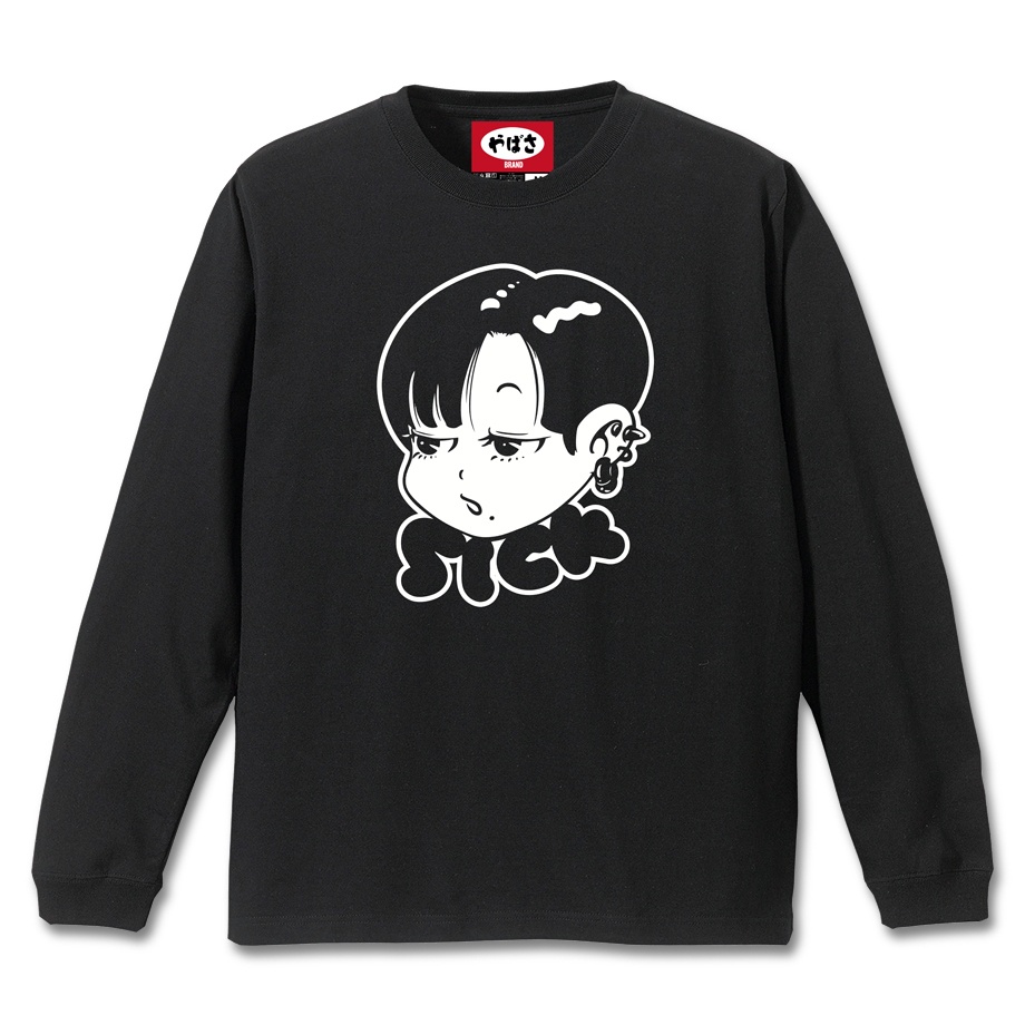 【SICKちゃん】 BLACK LONG SLEEVE T-SHIRT