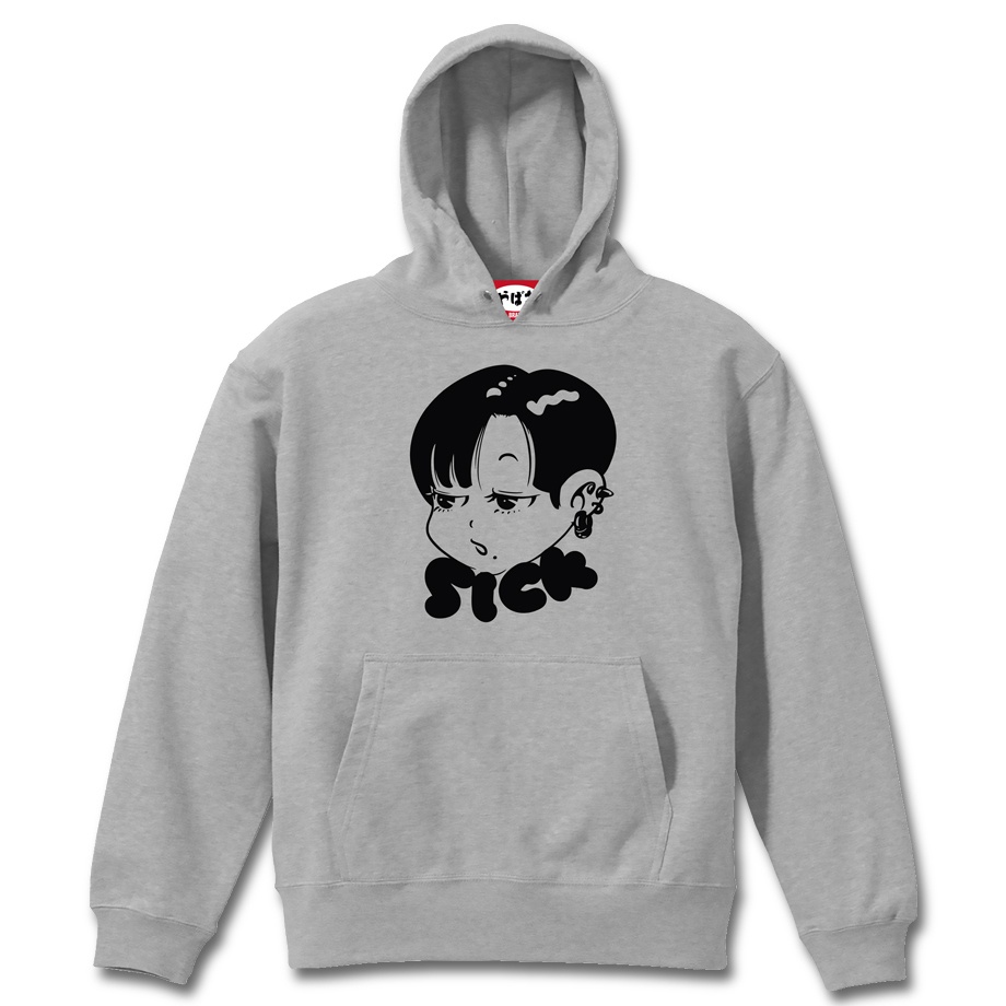 【SICKちゃん】 MIXGRAY HOODIE