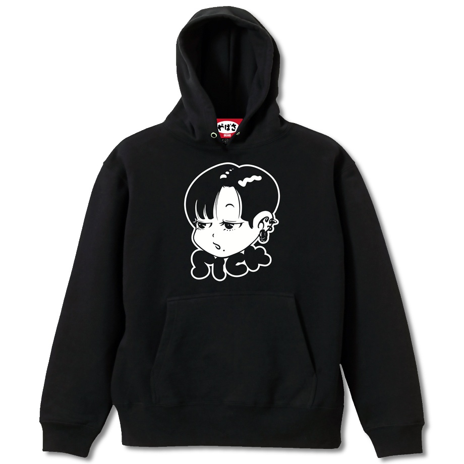 【SICKちゃん】 BLACK HOODIE