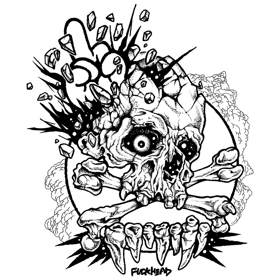 【FUCKHEAD】 WHITE TEE SHIRTS
