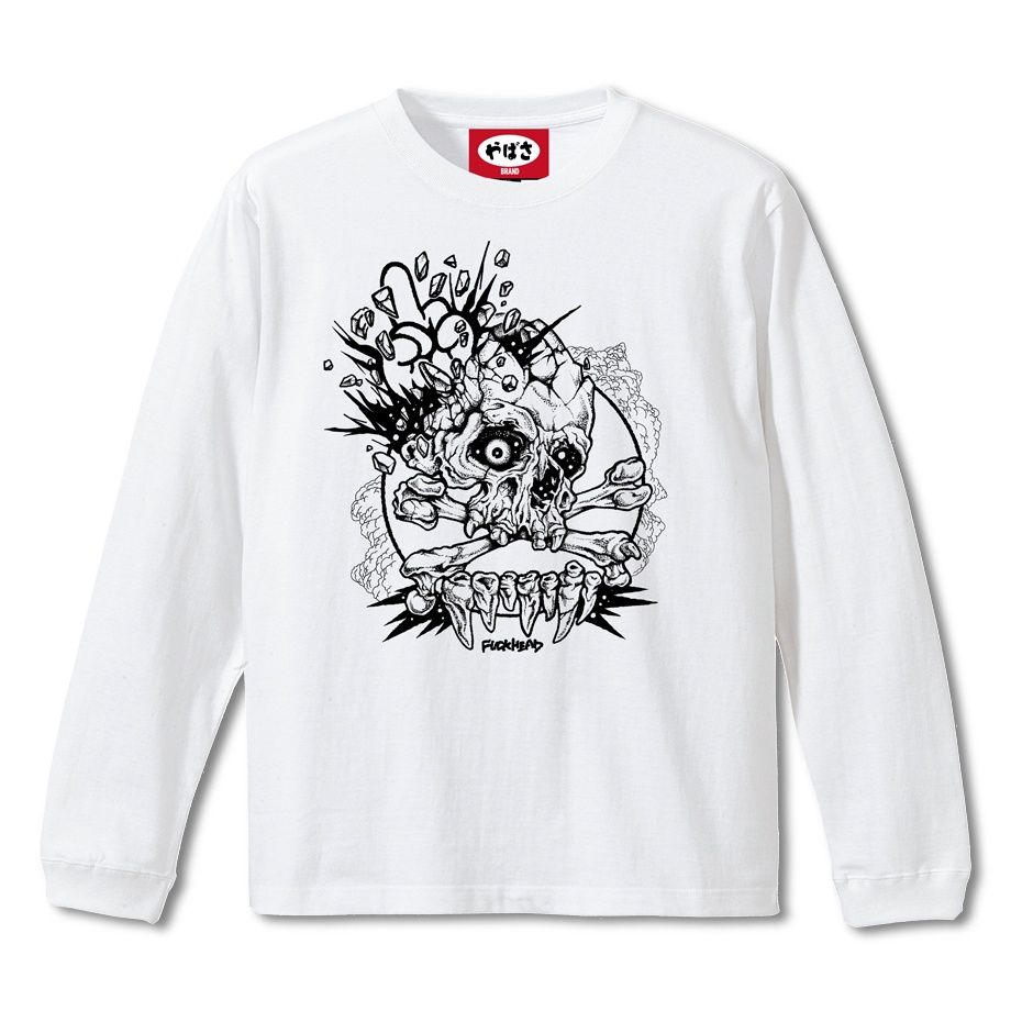 【FUCKHEAD】 WHITE LONG SLEEVE T-SHIRT