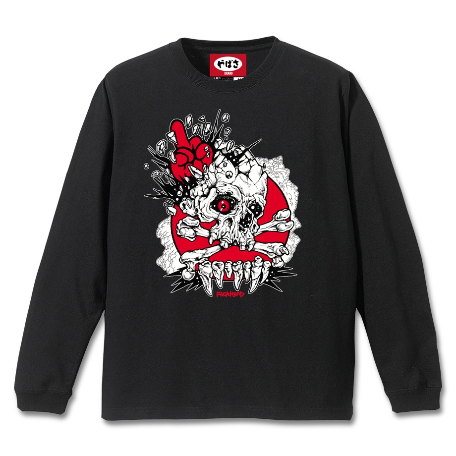【FUCKHEAD】 BLACK LONG SLEEVE T-SHIRT