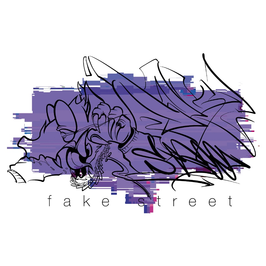【fake street】 WHITE TEE SHIRTS