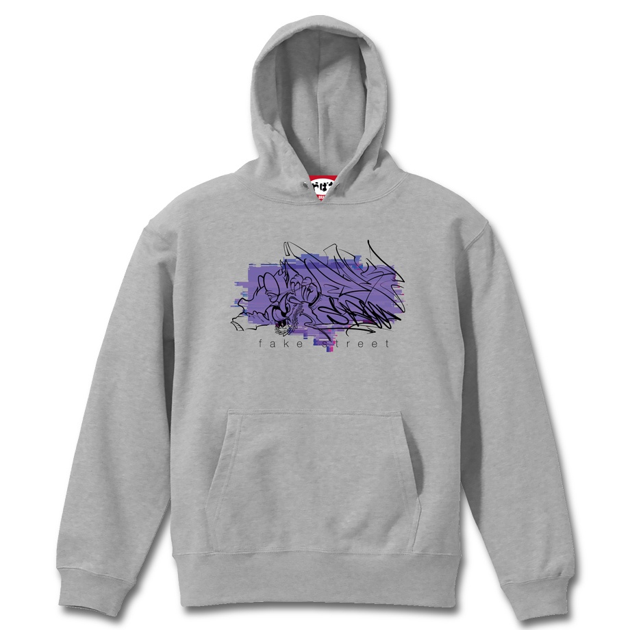 【fake street】 MIXGRAY HOODIE