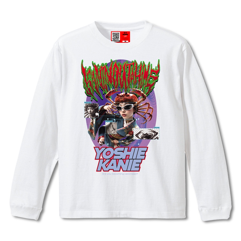 【蟹の歌姫伝説2026】WHITE LONG SLEEVE T-SHIRT