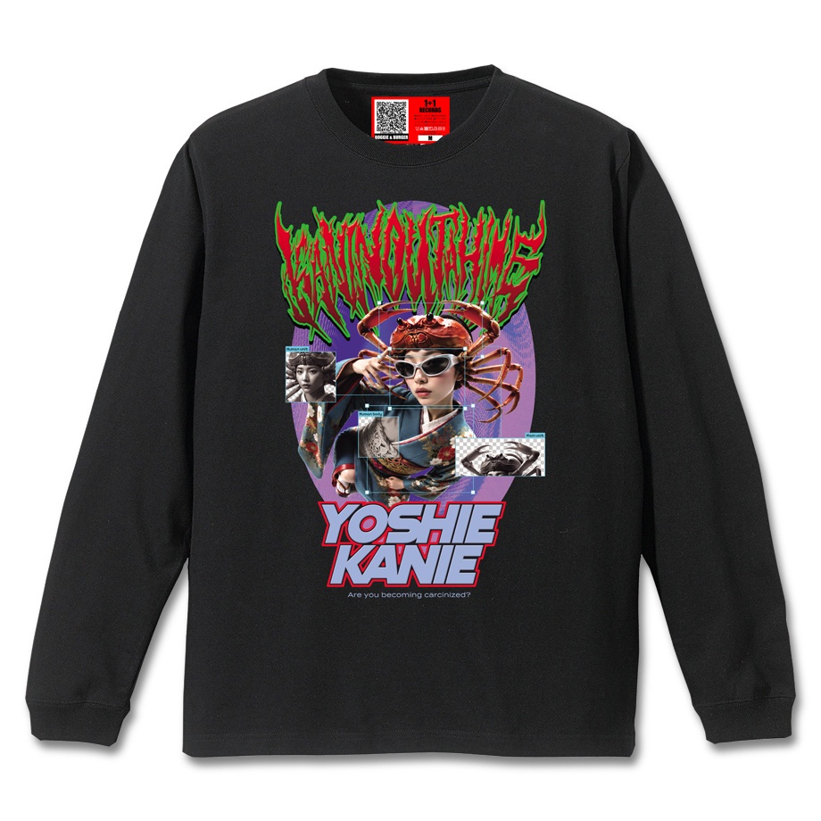 【蟹の歌姫伝説2026】BLACK LONG SLEEVE T-SHIRT