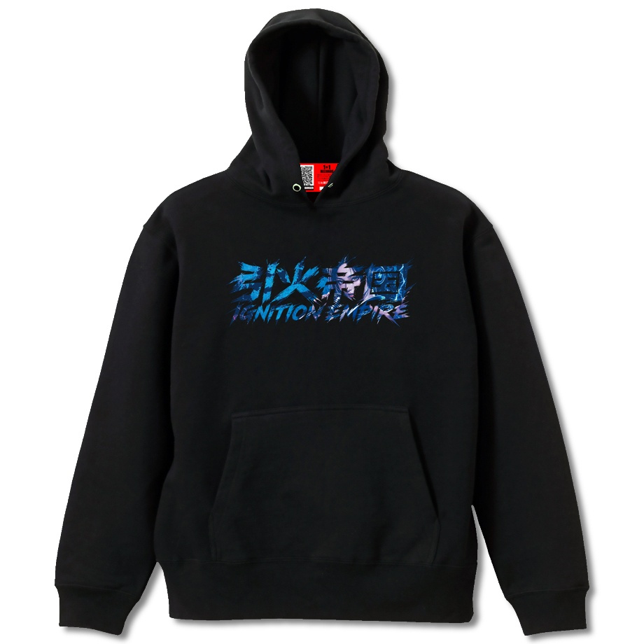 【雷鳴のこぶし・KOZUE】BLACK HOODIE