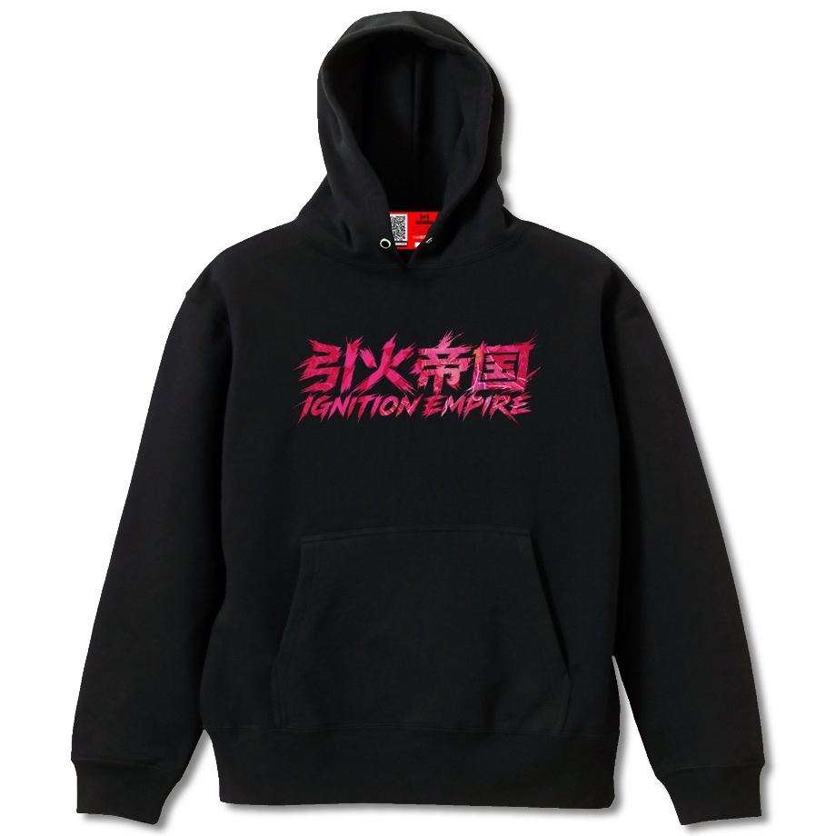 【鬼哭デスこぶし・MISORA】BLACK HOODIE