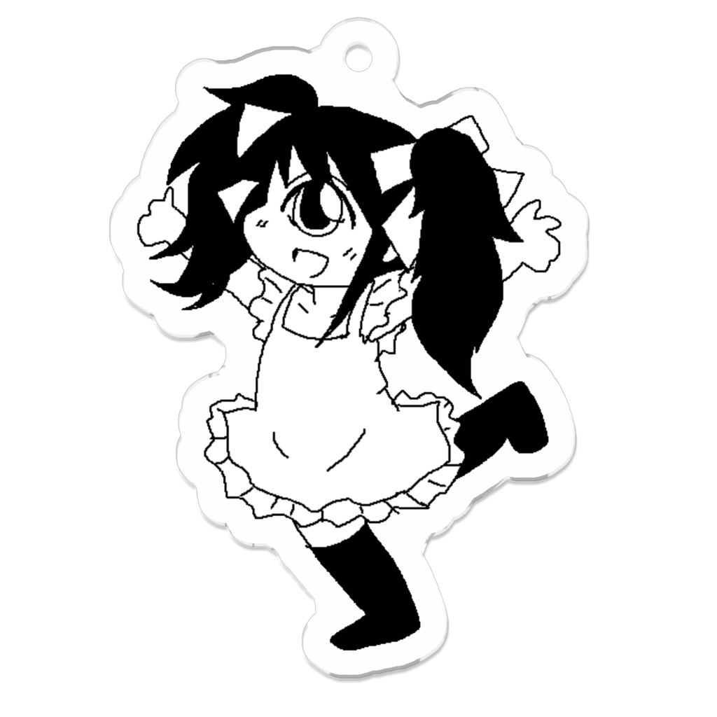 アクリルキーホルダー 単眼娘①