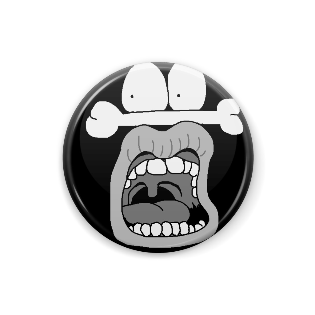 土人缶バッジ②