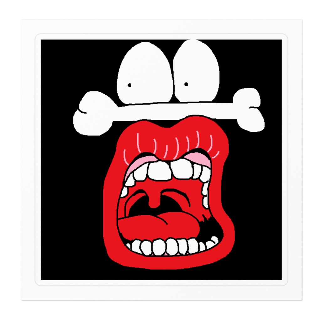 土人ステッカー