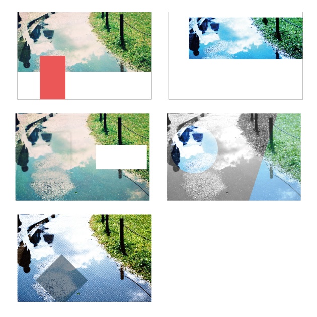 【表紙用素材】水たまり