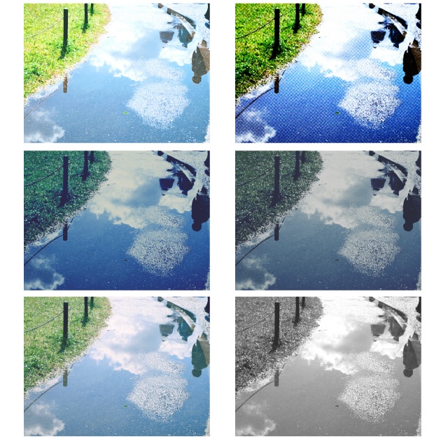 【表紙用素材】水たまり