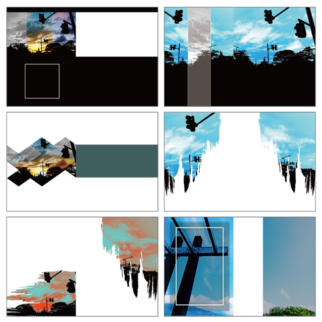 【表紙用素材】影の落ちる空